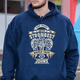 Custom Personalized Name on Hoodie For Men/Women, God Made The Strongest and Named Them Personalized Hoodie