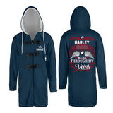 Custom Personalized Your Name Cloak Coat, Blood Runs Through My Veins Cloak Coat, Put Your Name on Cloak Coat