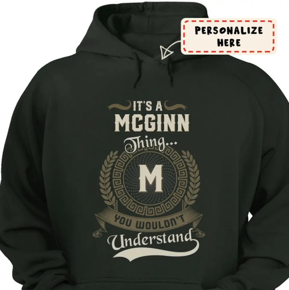Personalized Put Any Name on Hoodie, It's A Your Name Thing, Personalized Unisex Pullover Hoodie, Gift For Men/Women