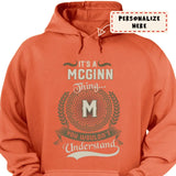Personalized Put Any Name on Hoodie, It's A Your Name Thing, Personalized Unisex Pullover Hoodie, Gift For Men/Women