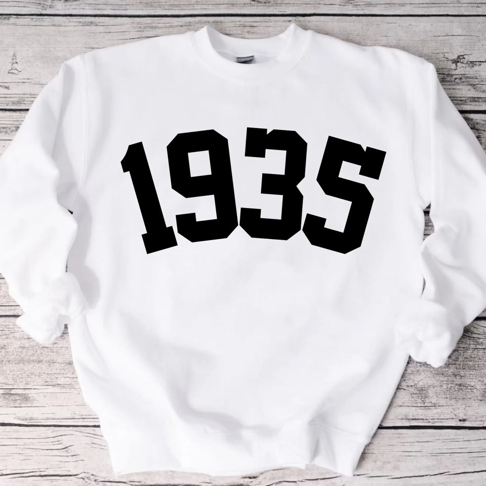 Happy 90th Birthday Gifts Sweatshirt for Women, Custom Years 90th Birthday Sweatshirt