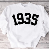 Happy 90th Birthday Gifts Sweatshirt for Women, Custom Years 90th Birthday Sweatshirt
