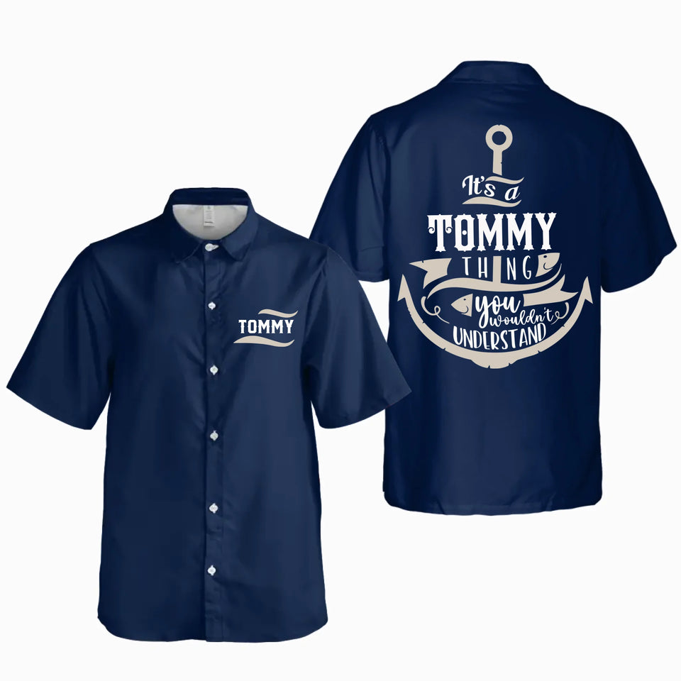 It’s a/an Your Last Name Thing Hawaiian Shirt with Custom Name