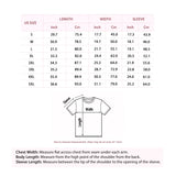 T-Shirt Size Chart