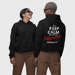 Personalized Name Hoodie - Keep Calm And Let Name Handle It