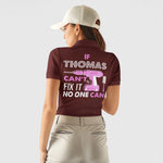 Personalized Name Polo Shirt - If Name Can't Fix It No One Can-3