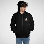 Personalized Name Fleece Zip Hoodie - It’s A Name Thing - Crest Style