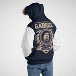 Personalized Name Fleece Zip Hoodie - It’s A Name Thing - Crest Style