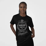 Custom Name T-Shirt - It’s A Name Thing - Vintage Laurel Crest Front