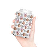 Custom Best Dad Ever Gift for Dad Father's Day Gift Baby Face Photo Funny 4-in-1 Can Cooler Tumbler