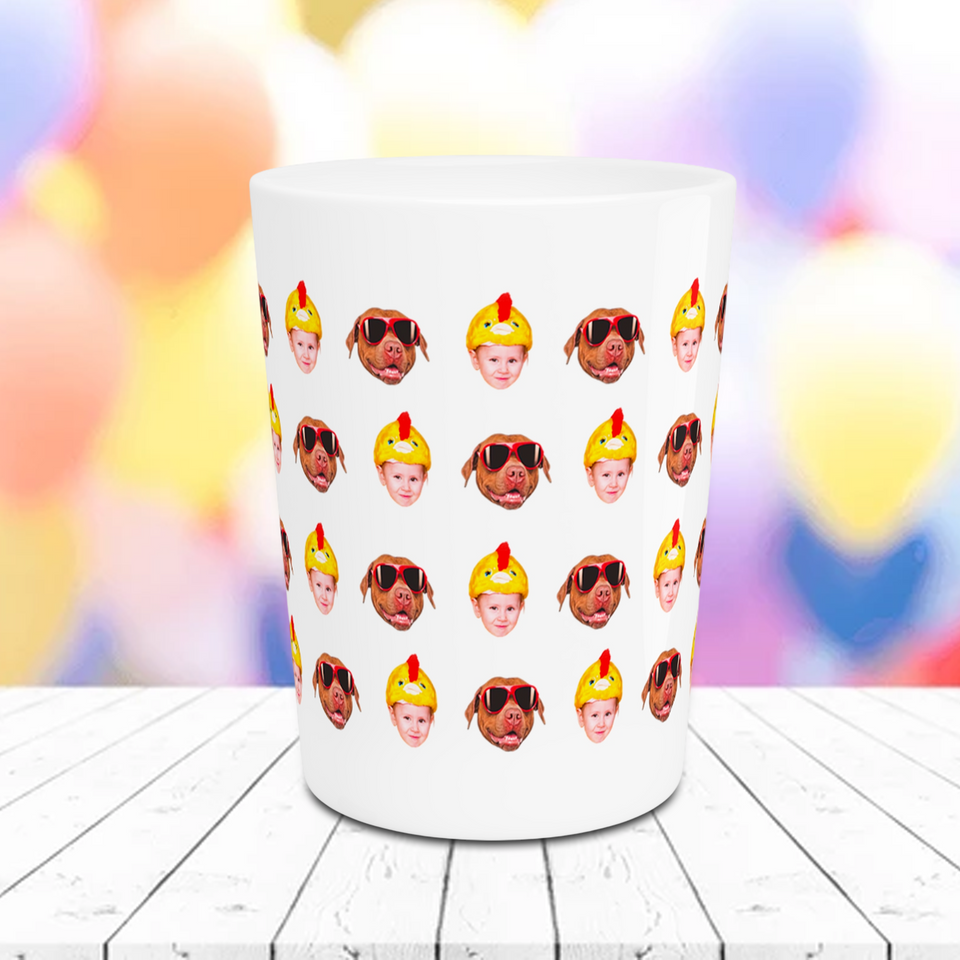 Custom Baby Face Shot Glass – Funny Personalized Shot Glass Gift for Mom, Dad, Grandma, or Grandpa