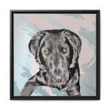 Custom Pet Portrait, Personalized Dog Portrait, Memorial Pet Gift,Unique Pet Canvas Print