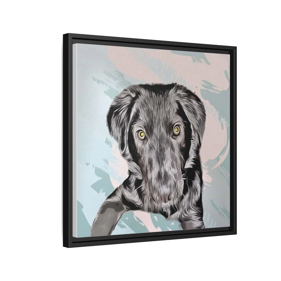Custom Pet Portrait, Personalized Dog Portrait, Memorial Pet Gift,Unique Pet Canvas Print