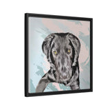 Custom Pet Portrait, Personalized Dog Portrait, Memorial Pet Gift,Unique Pet Canvas Print