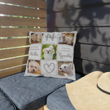 Dog Memorial Photo Collage, Pet Loss Pillow, Dog Loss Photo Pillow, Cat Passing Gift, Dog Condolence Gift