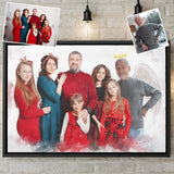 Family Portrait From Different Photos, Add Deceased Loved One to Photo, Add Person to Photo