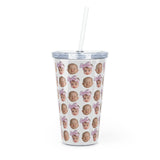 Personalized Custom Baby Face Photo Funny Plastic Tumbler with Straw, Gift For Mom, Grandma