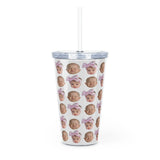 Personalized Custom Baby Face Photo Funny Plastic Tumbler with Straw, Gift For Mom, Grandma