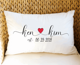 Anniversary Gift, Anniversary Pillow, Wedding Gift, Wedding Gifts, Newlywed Gift, Engagement Gift, Rustic Wedding Gift, Personalized gift