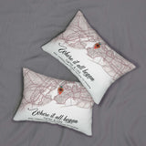 Couple Gift Personalized Maps Pillow, Gift for Her, Anniversary Gift, Engaged Gift, Where It All Began Couple Pillow
