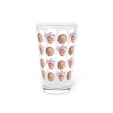 Funny Custom Face Glass, Baby Photo on Glass, Personalized Glass Gift for Mom Dad Grandma Grandpa