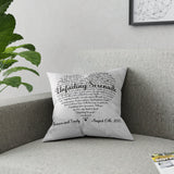 Song Lyrics Pillow ,Anniversary Gift, Wedding Gift, Custom First Dance for Anniversary Gift, Personalized One Year Anniversary Throw Pillow