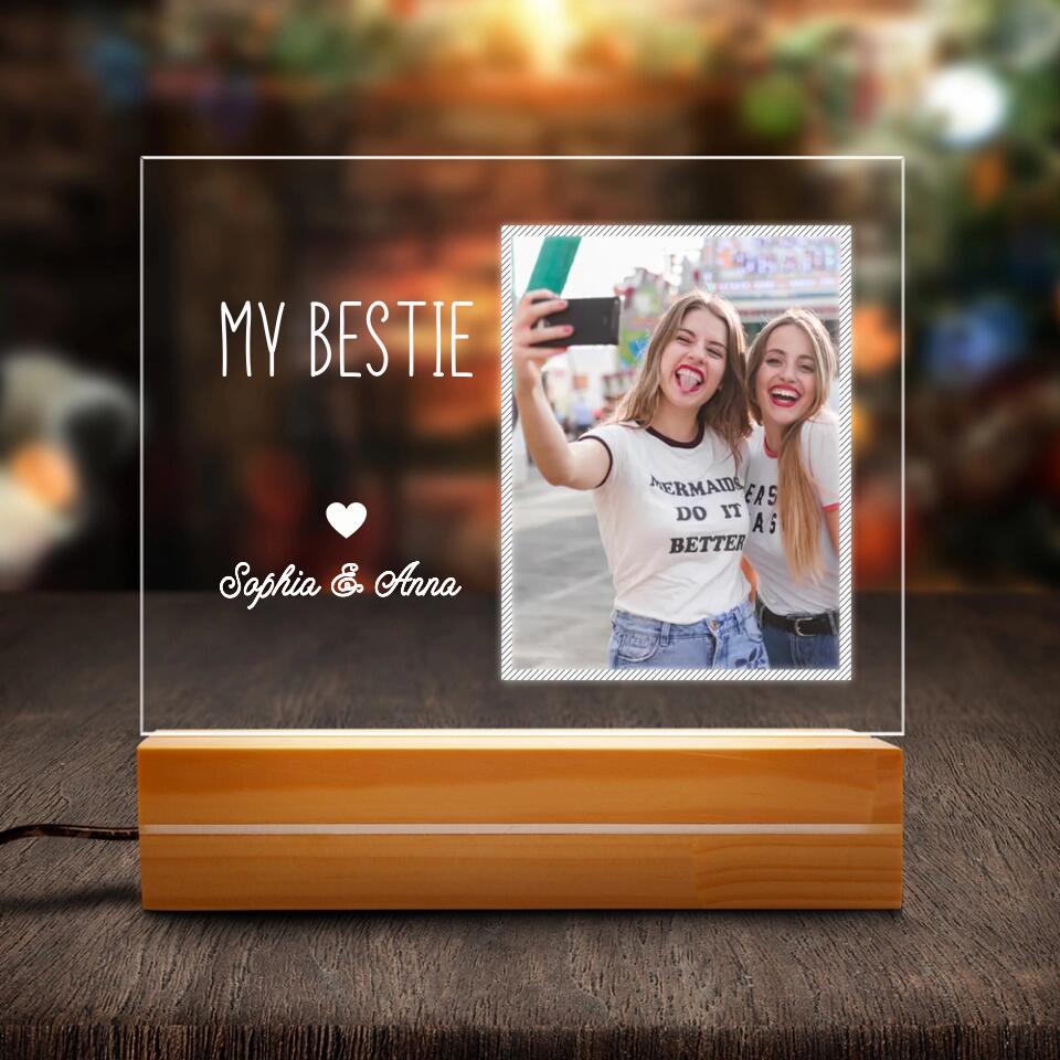 Best Friend Night Light Gifts - Long Distance Friendship Gifts for