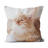 Pet Loss Gift, Cat Sympathy Gifts, Loss Of Pet Gift,Pet Sympathy Gifts, Loss Cat Gift Personalized Suede Throw Pillow