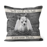 Pet Loss Gift, Rainbow Bridge Dog, Dog Sympathy Gifts, Loss Of Pet Gift,Pet Sympathy Gifts, Loss Dog Gift Personalized Suede Throw Pillow