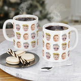 Custom Baby Face Mug, Funny Coffee Cup Gift for Mom, Dad, Grandma, Grandpa