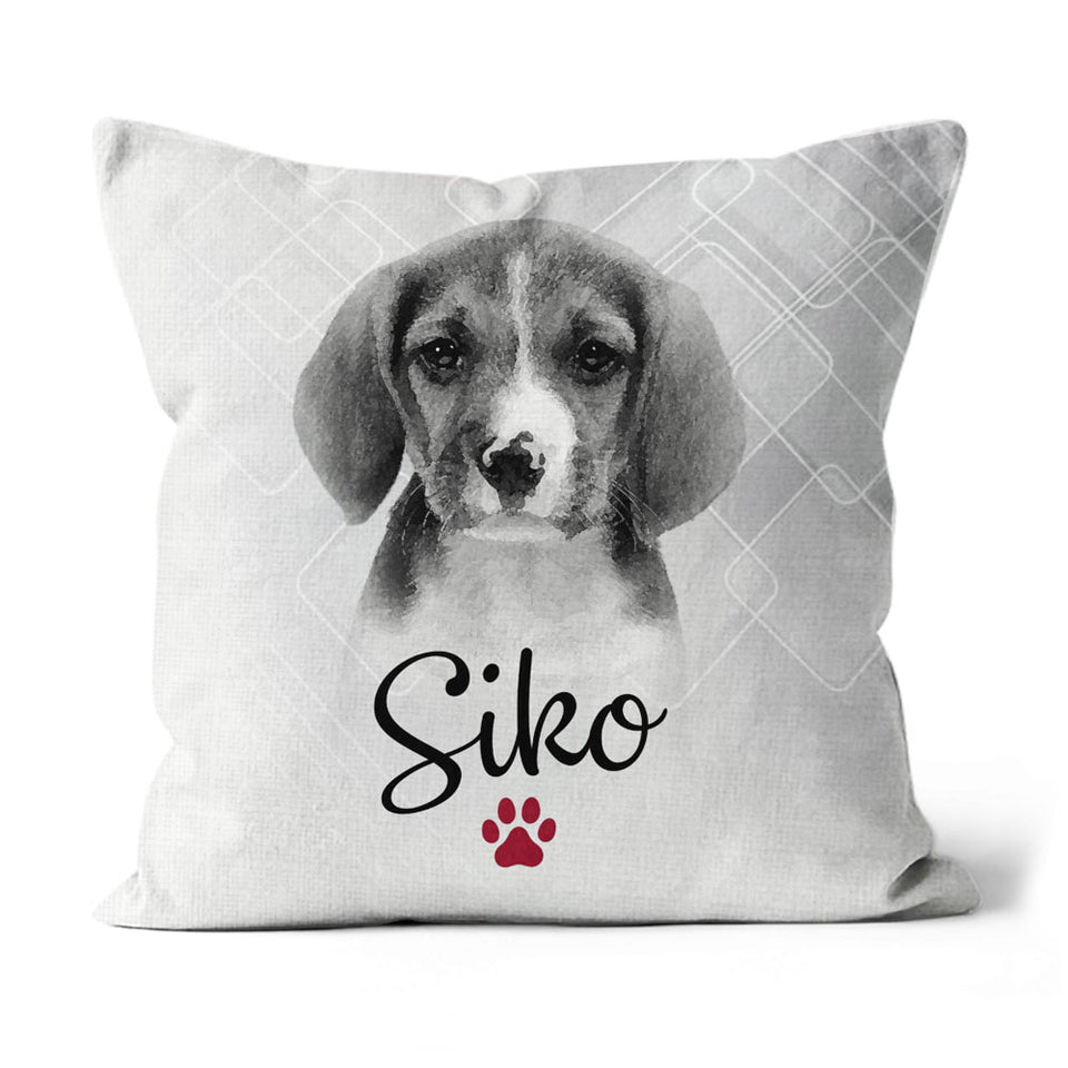 Custom Pet Photo Pillow, Personalized Dog Face Throw Pillow, Pet Memorial Gift for Dog Moms