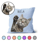 Custom Pet Pillow Using Pet Photo Name Custom Cat Dog Pillow Personalized Cat Pillows Cat Picture Pillow Pet Picture Pillow