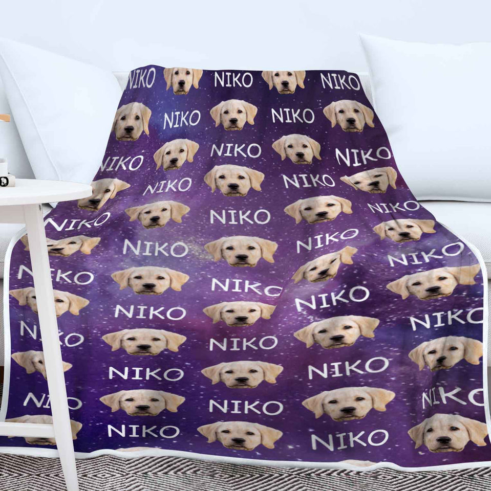 Personalized Custom Dog Mom Dad Funny Fleece/Sherpa Blanket, Dog Mom Gift Blanket