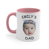 Custom Baby Face Mug, Baby Face Coffee Mug, Personalized Baby Face Mug, Mug For New Dad, Baby Photo Mug, New Father Gift