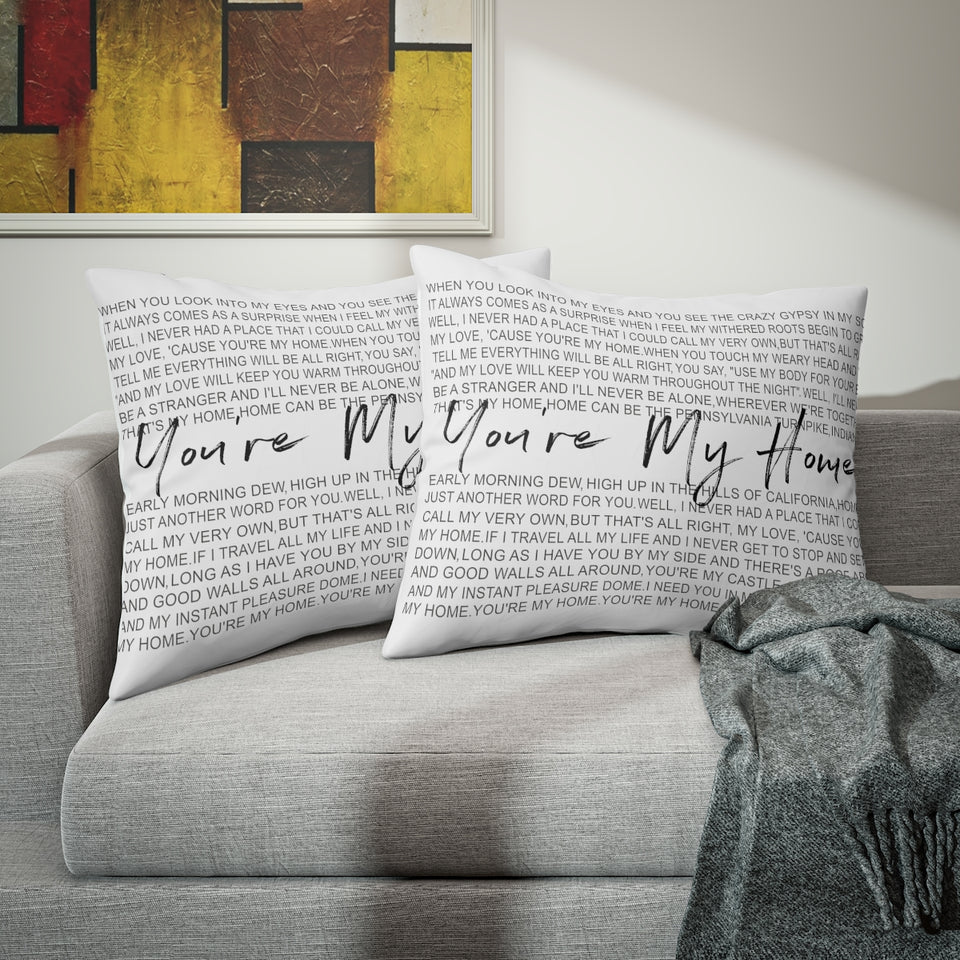 Song Lyrics Pillow ,Anniversary Gift, Wedding Gift, Custom First Dance for Anniversary Gift, Personalized One Year Anniversary Canvas Throw Pillow