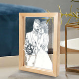 1st Anniversary Gift First Dance Lyrics First Dance Wedding Gift Songs Personalized Wedding Floating Wooden Frame