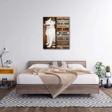 Bull Terrier Dog Premium Wall Art Canvas, Dog Mom Gift, Dog Dad Gift, Pet Owner Gifts, Custom Dog Portrait Canvas