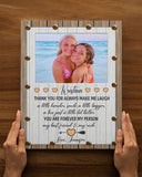 Best Friend Gift Personalized Canvas Wall Art, Bestie Gift Canvas, BFF Gift Canvas, Friendship Watercolor Canvas
