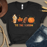 Fall Coffee Shirt Tis The Season, Coffee Lovers Shirt, Pumpkin Spice Unisex T-Shirt