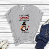 Personalized Dog Witch Halloween Premium Shirt, Gift For Dog Lovers