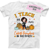 Personalized Teacher Fall Premium Shirt, Gift For Teacher