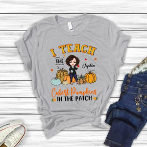 Personalized Teacher Fall Premium Shirt, Gift For Teacher