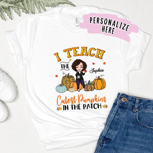 Personalized Teacher Fall Premium Shirt, Gift For Teacher