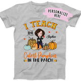 Personalized Teacher Fall Premium Shirt, Gift For Teacher