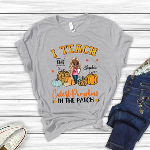 Personalized Teacher Fall Season Premium Shirt, Teacher Shirt, Gift For Teacher