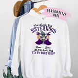 Personalized Sister Hood Best Friend Hoodie, Halloween Best Friends Hoodie