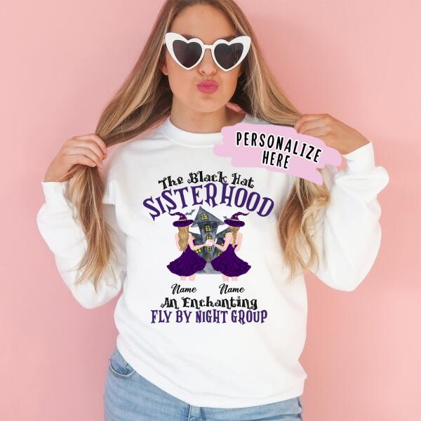 Personalized Sister Hood Best Friend Sweatshirt, Halloween Best Friends Sweatshirt