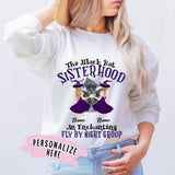 Personalized Sister Hood Best Friend Sweatshirt, Halloween Best Friends Sweatshirt