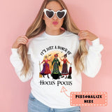 Personalized Halloween Witches Quote Sweatshirt