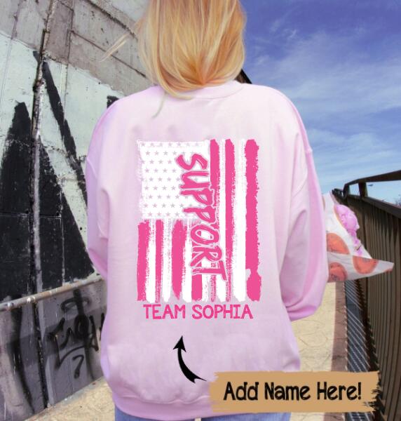 Support Breast Cancer Awareness Month Sweatshirt